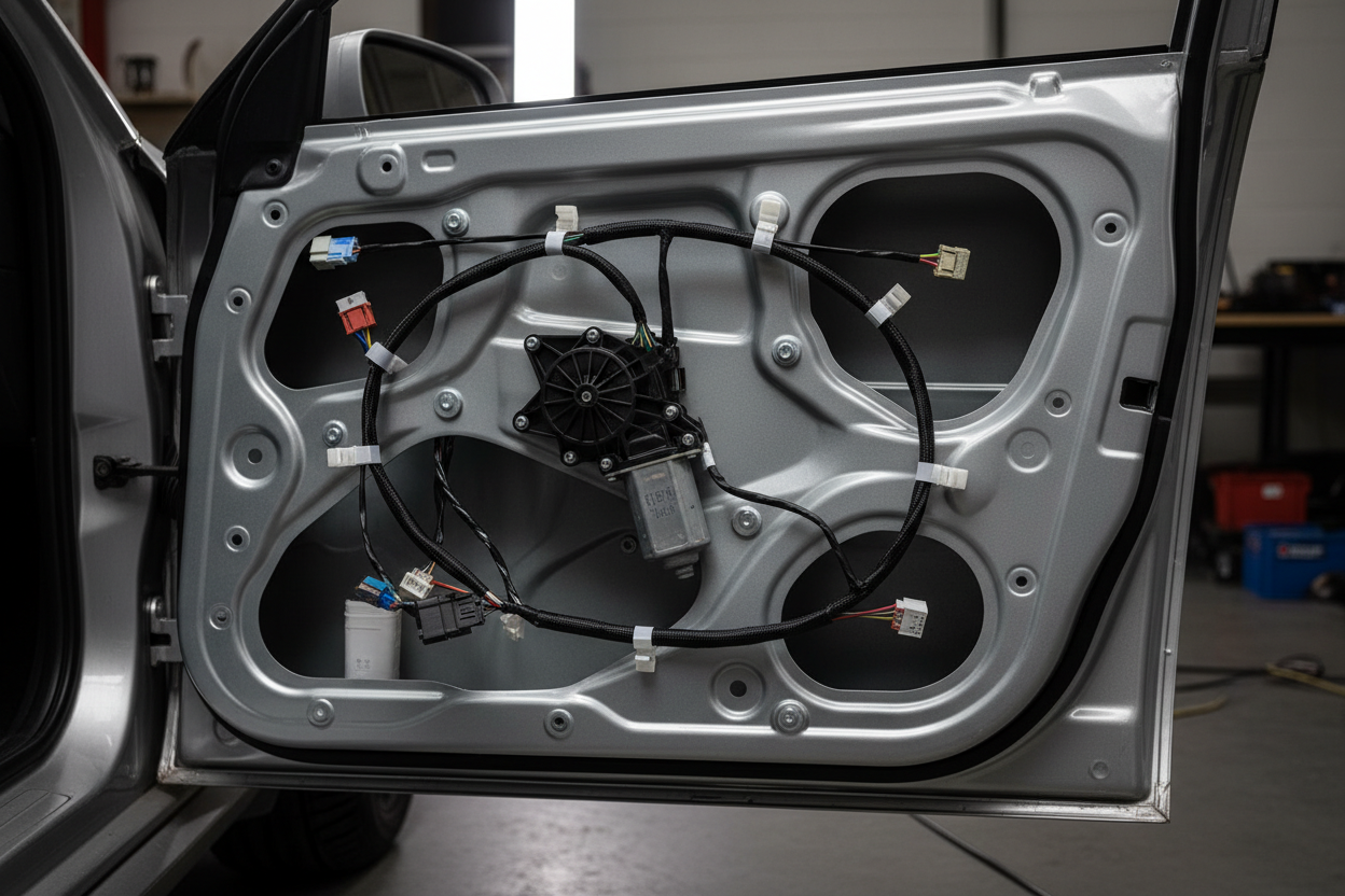 Automotive Power Window Electronics Installation